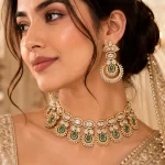 Lizzera Heritage Mossanite Kundan Set