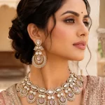 Rajasthani Moissanite Kundan Set