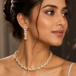 Riwaayat moissanite necklace set