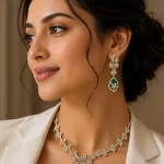 Heritage AD Stone Kundan Necklace Set