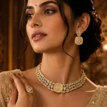 Zareen Moissanite Kundan Set