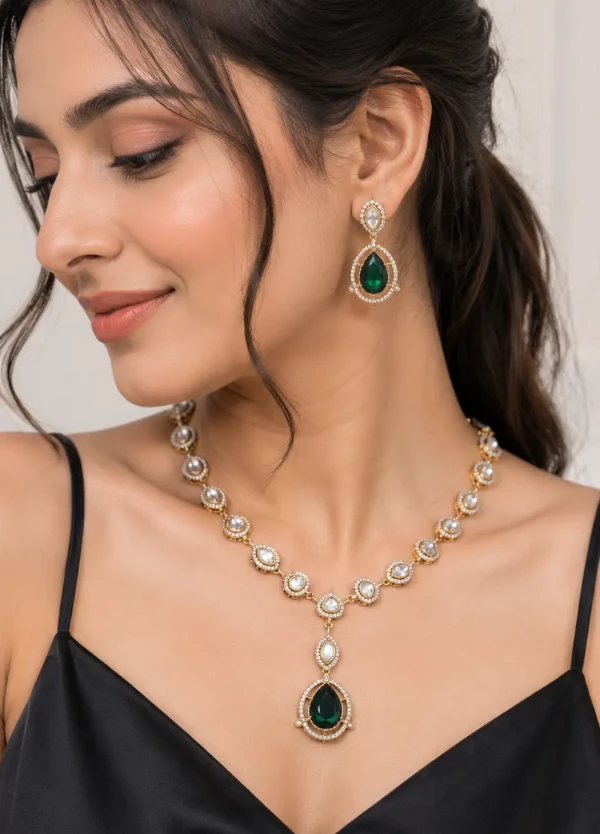 image-3 Nitya Moissanite Necklace - Image 1