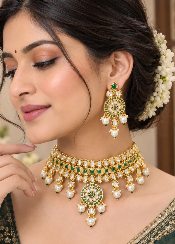 Pranavi Regal Jewellery Set